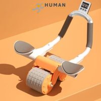 Con lăn trợ lực tập bụng tập gym tại nhà có đồng hồ đếm số tiện dụng