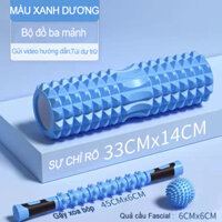 Con Lăn Xốp Dụng Cụ Mát Xa Bắp Chân Mỏng Tạo Tác Giãn Cơ Con Lăn Mát Xa Cột Tập Thể Dục Fascia Thiết Bị Yoga