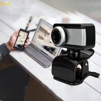 Con Laptop Phụ Kiện Thay Thế Máy Tính Webcam Tích Hợp Micrô Stereo PC Camera USB Camera Đen Di Động 1