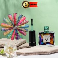Cồn loang nail sét 12 chai , Sơn gel loang VINIMAY tạo loang vân đá trang trí móng