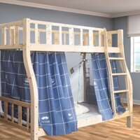 Con Mẹ Hạ Tầng Tầng Tầng Giường Che Bóng Giường Trẻ Em Gỗ Chắc Chắn Cao Thấp Hình Thang Hộ Gia Đình 1.2 Màn Giường 1.5 Màn Riêng Tư 1.35 / t