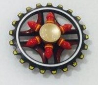 Con Quay 2 tầng bánh răng  6 cánh Giảm Stress Hand Spinner - Fidget Spinner