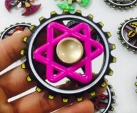Con Quay 2 tầng bánh răng sao 6 cánh Giảm Stress Hand Spinner - Fidget Spinner