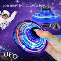 Con Quay Đồ Chơi Fidget Spinner NhiềU MàU SắC Đĩa Bay UFO Ma Thuật 60 Độ Phát Sáng Lơ Lửng Có Đèn Nhấp Nháy Nhiều Màu S