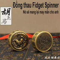Con Quay Đồ Chơi/Fidget Spinner/đồ chơi di động/Trò Chơi/người lớn/giảm stress văn phòng/giải nén/giảm stress/xả stress/edc fidget/ đàn ông/ADHD  Fidget toy  Brasss Con Quay Hai Mặt Tay Cầm Xoay Âm Dương Bằng Đồng Thau Giải Nén Giảm Căng Thẳng Vui Nhộn