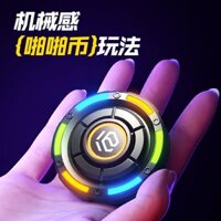 Con Quay Đồ Chơi/Fidget Spinner Fidget toy Yijue Con Quay Đồ Chơi spinner HìNh ĐồNg Xu PháT Quang Phiên BảN Du LịCh
