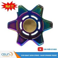 Con Quay Giảm Stress 6 Cánh 7 Màu Mẫu 2 Hand Spinner - Fidget Spinner Hot 2017