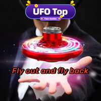 🛸Con quay hồi chuyển bay bằng đầu ngón tay ufo cảm ứng đồ chơi trẻ em công nghệ màu đen đồ chơi đĩa quay treo