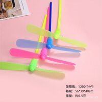 Con quay tay chuồn chuồn tre phát sáng, thần tiên bay, dây kéo tay, đĩa bay UFO, đồ chơi ngoài trời mềm cho trẻ em