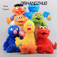 Con rối đeo tay nhân vật tùy chọn hoạt hình Elmo Sesame Street Cookie Monster Ernie thiết kế dễ thương 36cm