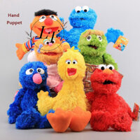 Con rối đeo tay nhân vật tùy chọn hoạt hình Elmo Sesame Street Cookie Monster Ernie thiết kế dễ thương 36cm