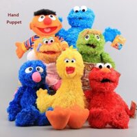 Con rối đeo tay nhân vật tùy chọn hoạt hình Elmo Sesame Street Cookie Monster Ernie thiết kế dễ thương 36cm