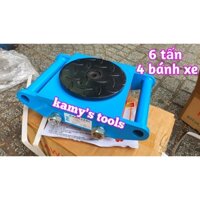 Con rùa di chuyển 6 tấn model cra-4, xe rùa đẩy hàng tải trọng cao giúp di chuyển hàng hoá nặng trong nhà xưởng nhà máy