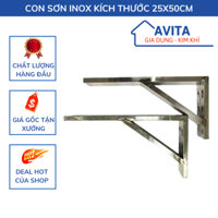 Con sơn, giá đỡ bàn lavabo inox kích thước 25x50cm