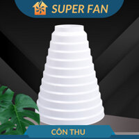 Côn thu pvc đa khấc đa năng, côn thu pvc nối thông gió d200-d100