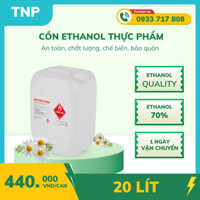 Cồn thực phẩm 70% TNP dung tích 20 lít - QCVN 6-3:2010/BYT - Giao hàng Hỏa tốc