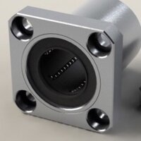 Con trượt tròn LMK 35UU - Mặt bích vuông chắc chắn