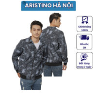 (CÒN XL) Áo khoác gió nam 2 lớp  vân đá nổi bật Aristino AJK014W9