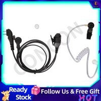 Concon Acoustic Tube Headset 2 Pin Way  Earpiece with Mic PTT for Hytera BD502 BD502i PD502 PD550 PD562