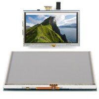 Concon Màn hình LCD TFT 5 inch 800 x 480 Touch với giao diện đa phương tiện HD cho Raspberry PI 4B 3B 2B BB