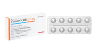 Concor Cor 2.5mg điều trị suy tim mãn tính  – CÔNG TY CỔ PHẦN NHÀ THUỐC NHÂN DÂN – PHƯỢNG HOÀNG