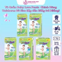 [CỘNG 4 MIẾNG] Tã Quần BABY LOVE Size M L XL XXL 3XL 4XL 5XL Gói 48+4 Miếng - Hàng chính hãng Unicharm - Thanh Ngân Shop