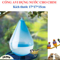 Cóng avi đựng thức ăn cho chim 19x22cm dành cho chim nhỏ như manh manh, 7 màu, bạc má, sắc nhật, yến hót, finch,...