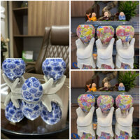 Cóng chim Chích choè, Hoạ Mi Bách Hoa full vàng (Ms02) Cóng ăn lồng chim mi, chòe Cao cấp Kabosa