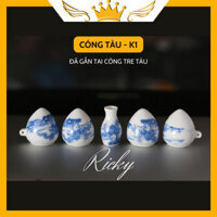 Cóng chim khuyên đẹp Ricky, cóng khuyên tàu - bộ 5 cái đã kèm tai cóng tàu (Ricky bird shop)