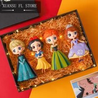 Công Chúa Hình Frozen Elsa Anna Bạch Tuyết Sophia Đồ Trang Trí Cô Gái Đồ Chơi Quà Tặng 103