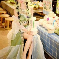 Công chúa Jasmine Hani Phong cách miền Tây Quần áo bay Bộ đồ mùa hè cách tân