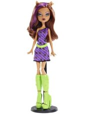 Công chúa người sói trong bộ đầm lệch vai Monster High Clawdeen Wolf Doll
