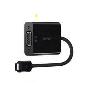 Cổng chuyển 3.0 USB-C to VGA Belkin F2CU037btBLK 15cm