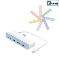 Cổng chuyển chuyên dụng IMac 24 inch HYPERDRIVE 5 in 1 USB-C HUB - HD34A6 kèm 7 miếng dán theo màu IMac 24 inch