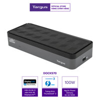 Cổng chuyển đổi để bàn Targus DOCK570 có chipset DisplayLink® tương thích Thunderbolt 3 - Hàng Chính Hãng Việt Nam