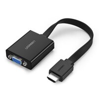 Cổng chuyển đổi HDMI to VGA Audio hỗ trợ nguồn phụ Adapter ( Đen ) Ugreen 40248