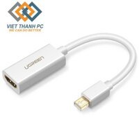 Cổng chuyển đổi MINI DISPLAY PORT to HDMI, hỗ trợ phân giải 1920*1080_ Cáp Mini displayport to HDMI Ugreen 10460