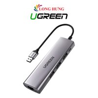 Cổng chuyển đổi Ugreen 5-in-1 USB 3.0 Multifunction Adapter CM266 60812 - Hàng chính hãng