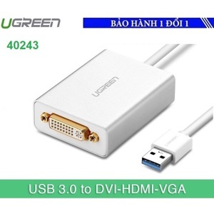 Cổng chuyển đổi USB 3.0 ra DVI UGREEN 40243