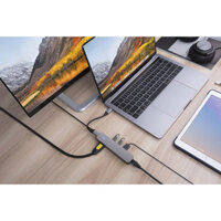 Cổng chuyển HyperDrive 4K HDMI 6-in-1 USB-C Hub for MacBook, Ultrabook, Chromebook, PC &amp; USB-C devices HD233B