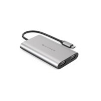 Cổng Chuyển Hyperdrive Dual 4K HDMI 2 Màn Hình USB-C Hub For Macbook M1 HDM1- Hàng Chính Hãng