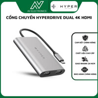 CỔNG CHUYỂN HYPERDRIVE DUAL 4K HDMI (2 MÀN HÌNH) USB-C HUB CHO MACBOOK M1/M2 HDM1