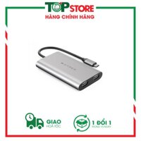 Cổng Chuyển Hyperdrive Dual 4K HDMI 2 Màn Hình USB-C Hub For Macbook M1 HDM1- Hàng Chính Hãng