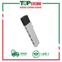 Cổng Chuyển HyperDrive Net 6-in-2 Hub For USB-C MacBook Pro 2016 2017 2018 GN28N - silver