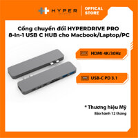 Cổng chuyển HyperDrive PRO 8-IN-2 Hub cho USB-C MacBook Pro/Air - GN28D