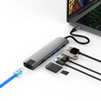 Cổng chuyển HyperDrive Slab 7 IN 1 Usb-C Hub for Macbook, Surface, PC & Devices