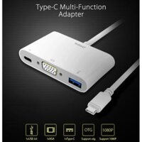 Cổng chuyển VGA – Prolink USB-C to USB 3.0 + VGA + USB-C