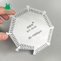 Công cụ đo độ dày Kesoto Lược màng ướt hình bát giác có độ chính xác cao