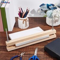 Công cụ đóng sách bằng gỗ Vật tư đóng sách thủ công chắc chắn cho văn phòng tại nhà DIY đóng sách Thẻ đánh dấu vé