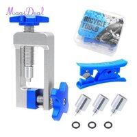 Công cụ lắp ống thủy lực MagiDeal, Thiết bị cắt ống, Thiết bị 2 trong 1, Công cụ chốt dầu xe đạp phanh cho